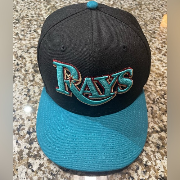 New Era Tampa Bay Rays Custom 59fifty 7-3/8 - Picture 1 of 4